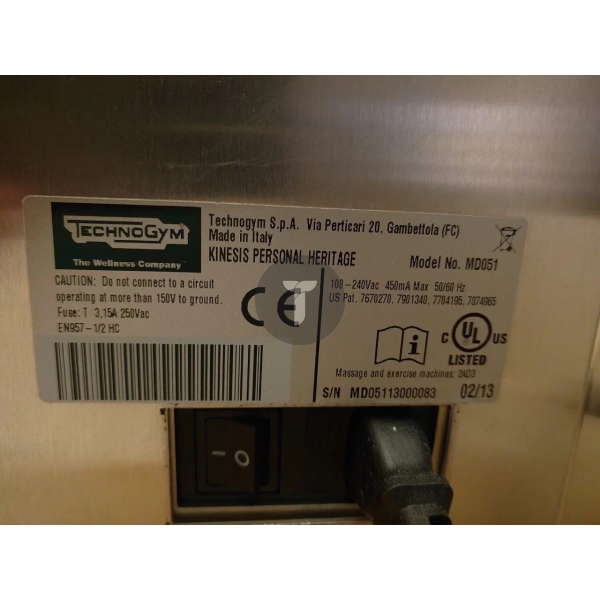 Technogym Kunesis personal cream
